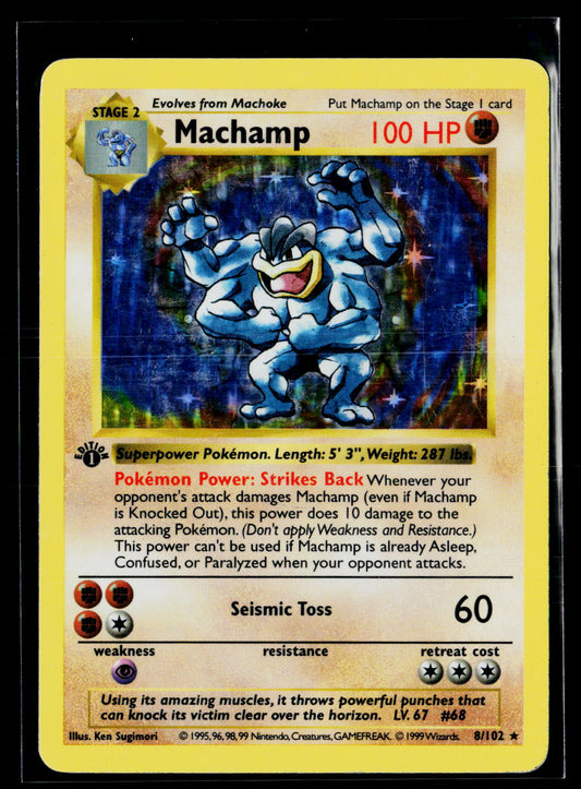 Deck Exclusives #008/102 Machamp Shadowless