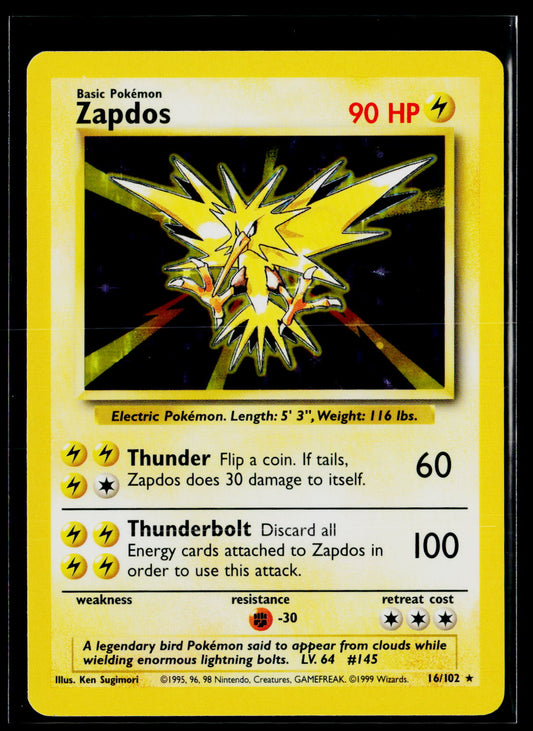 Base Set #016/102 Zapdos