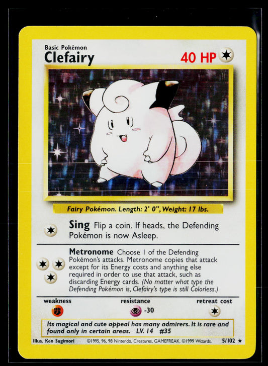 Base Set #005/102 Clefairy