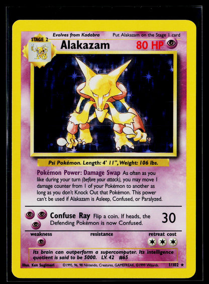 Base Set #001/102 Alakazam