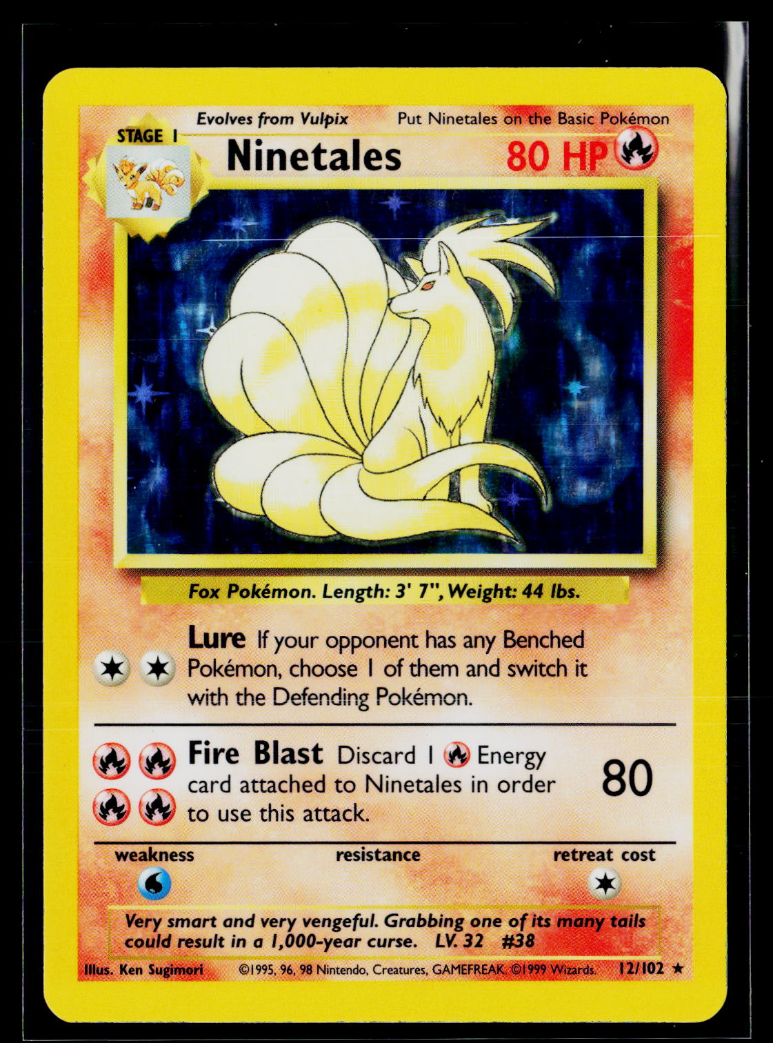 Base Set #012/102 Ninetales