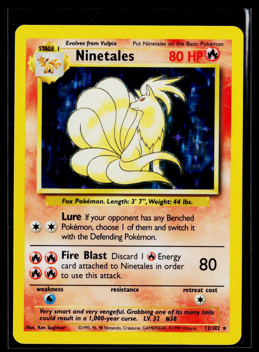 Base Set #012/102 Ninetales