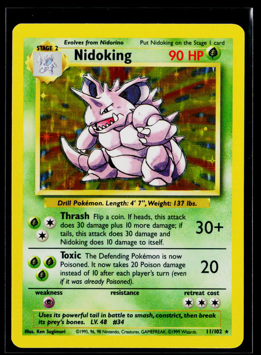 Base Set #011/102 Nidoking