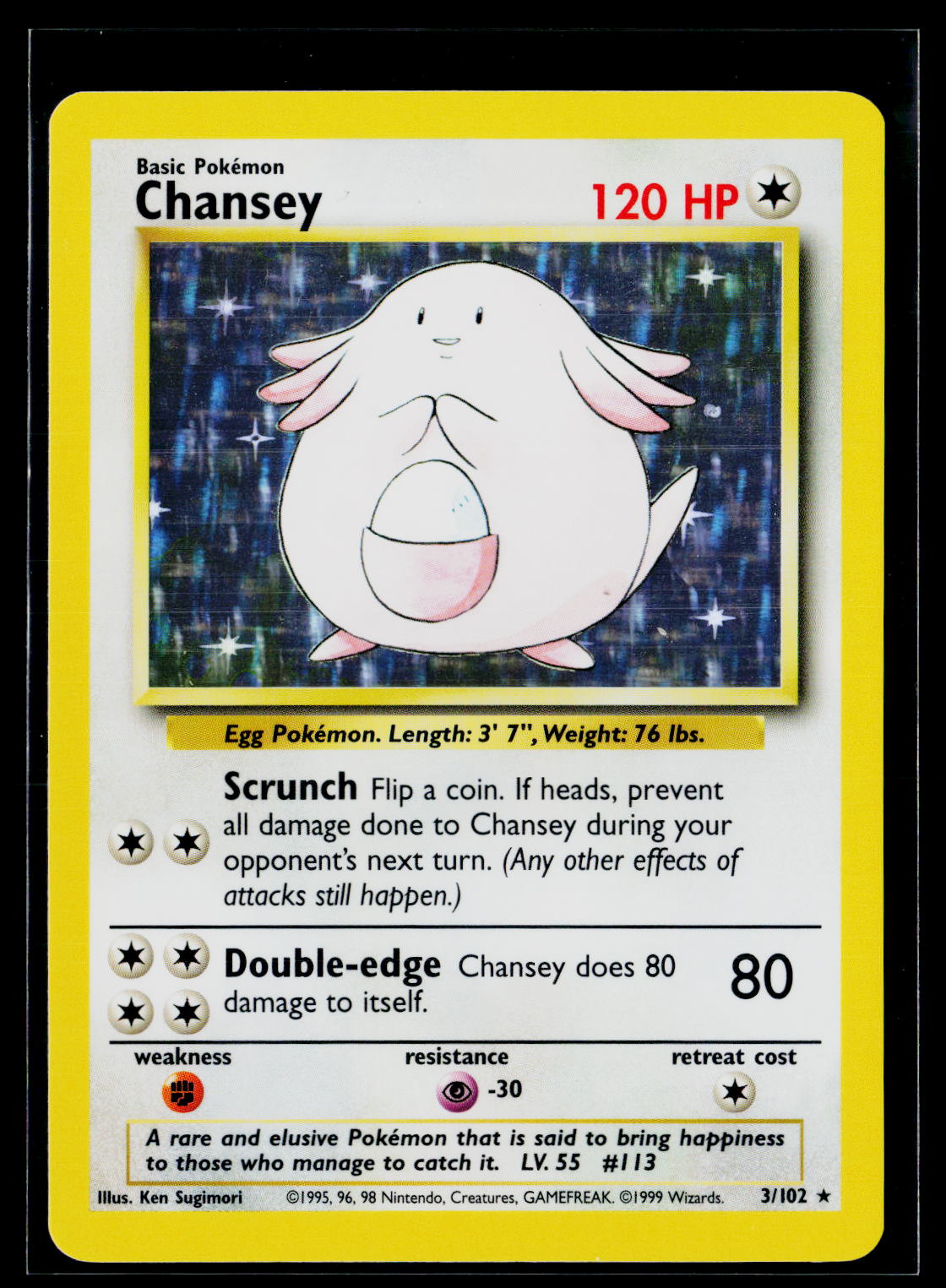 Base Set #003/102 Chansey