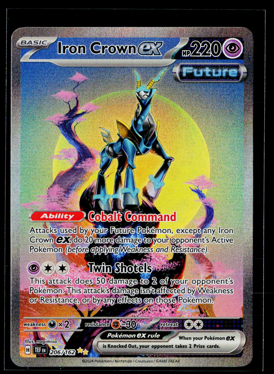 SV05: Temporal Forces #206/162 Iron Crown ex