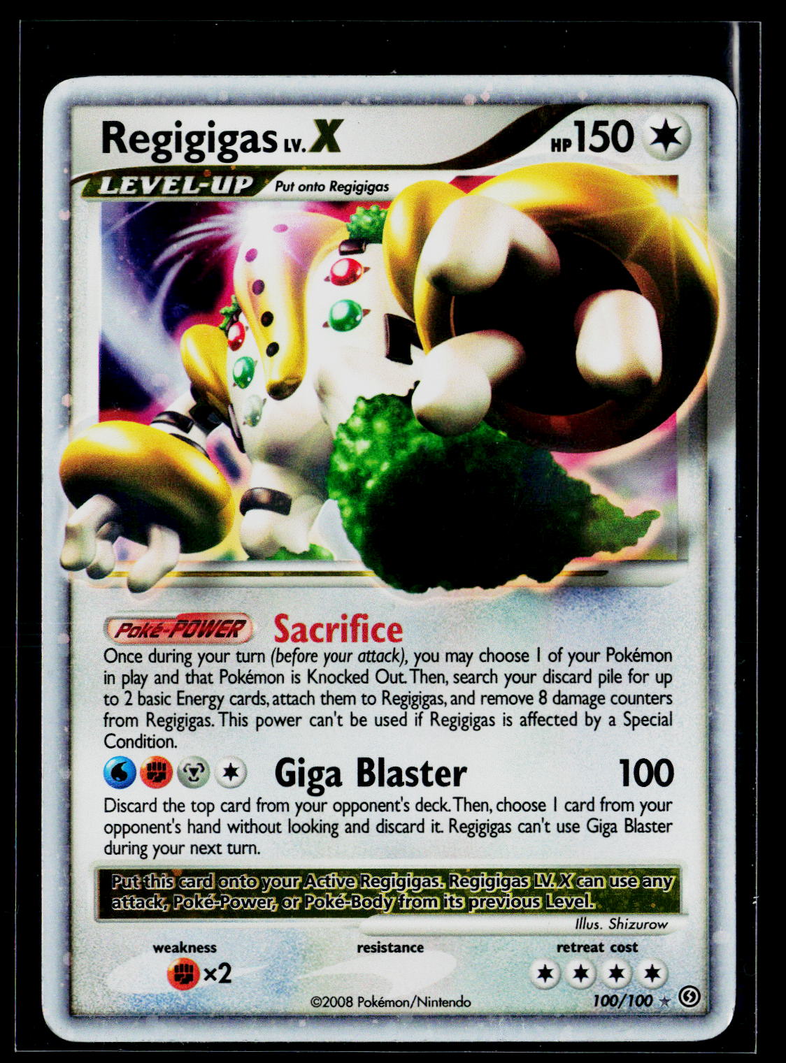Stormfront #100/100 Regigigas LV.X