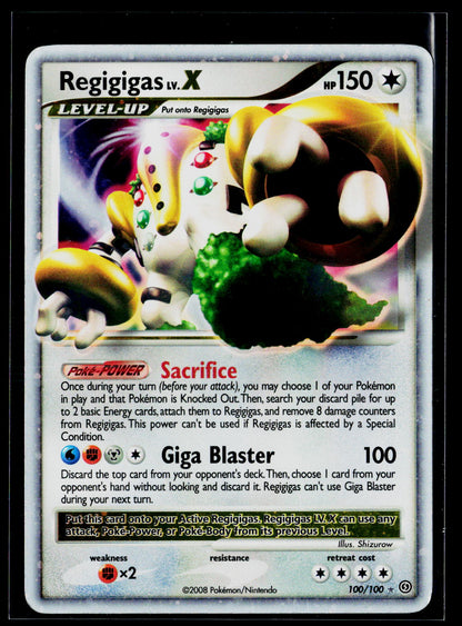 Stormfront #100/100 Regigigas LV.X