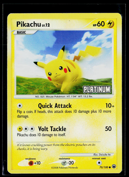 Burger King Promos #070/100 Pikachu