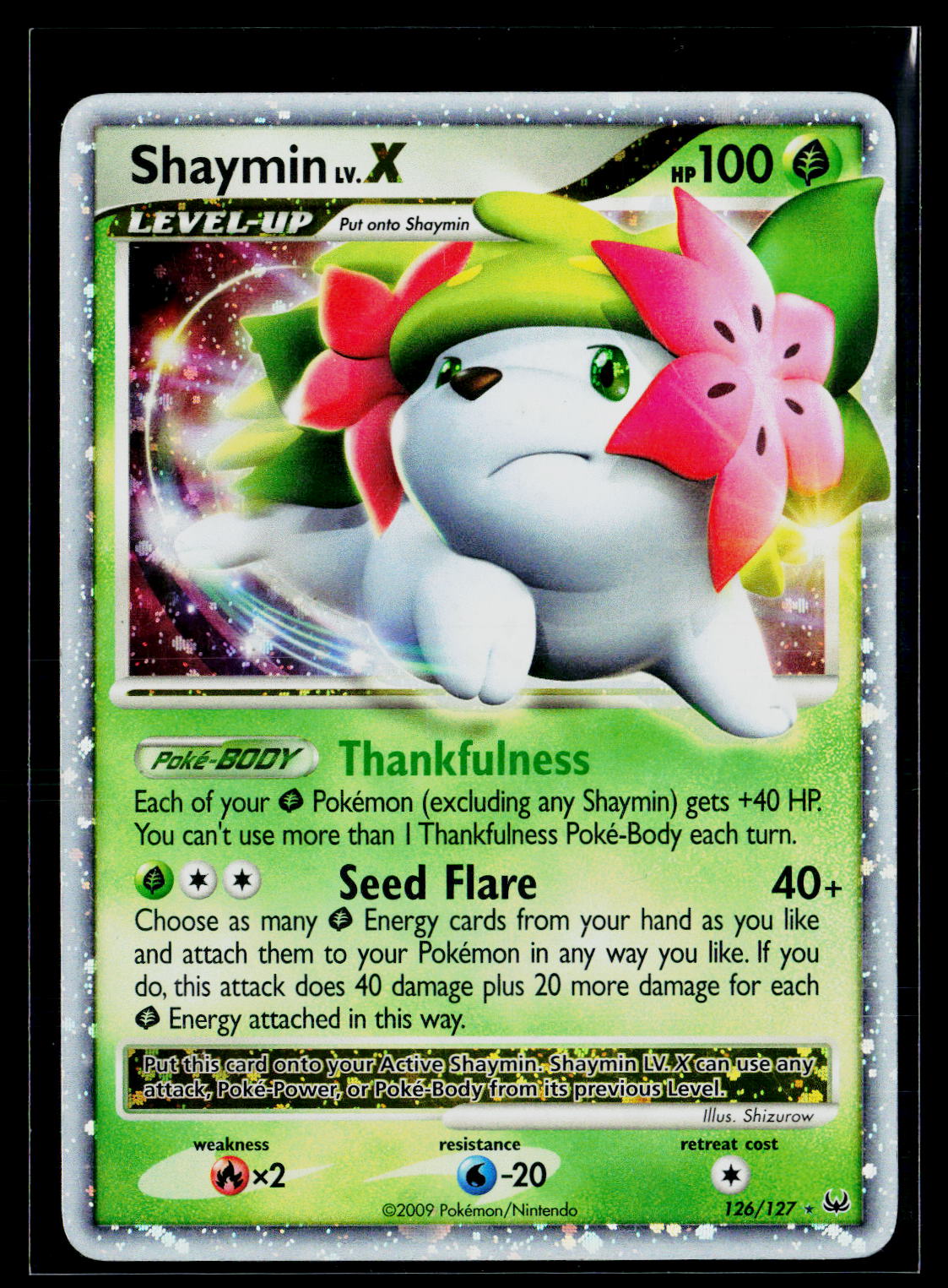 Platinum #126/127 Shaymin Lv.X (Land Forme)