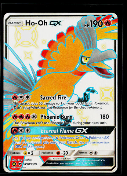 Hidden Fates: Shiny Vault #SV50/SV94 Ho-Oh GX