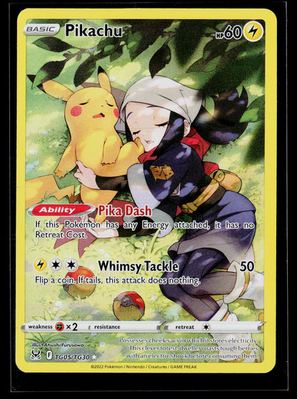 SWSH11: Lost Origin Trainer Gallery #TG05/TG30 Pikachu