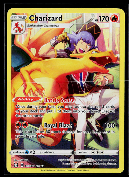 SWSH11: Lost Origin Trainer Gallery #TG03/TG30 Charizard