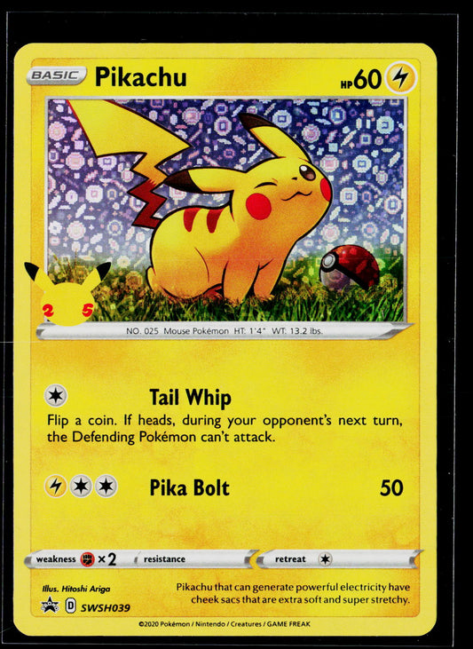 Miscellaneous Cards & Products #SWSH039 Pikachu