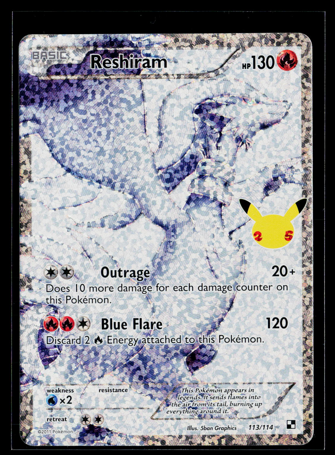 Celebrations: Classic Collection #113/114 Reshiram
