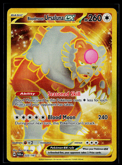 SV06: Twilight Masquerade #222/167 Bloodmoon Ursaluna ex