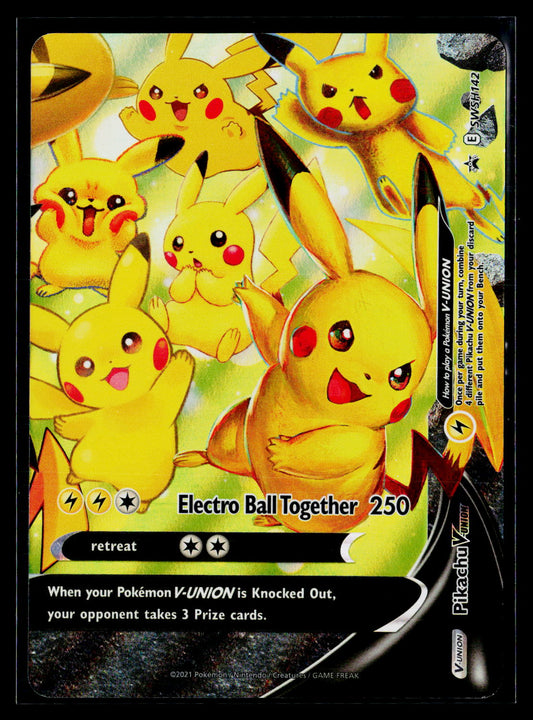 SWSH: Sword & Shield Promo Cards #SWSH142 Pikachu V-Union