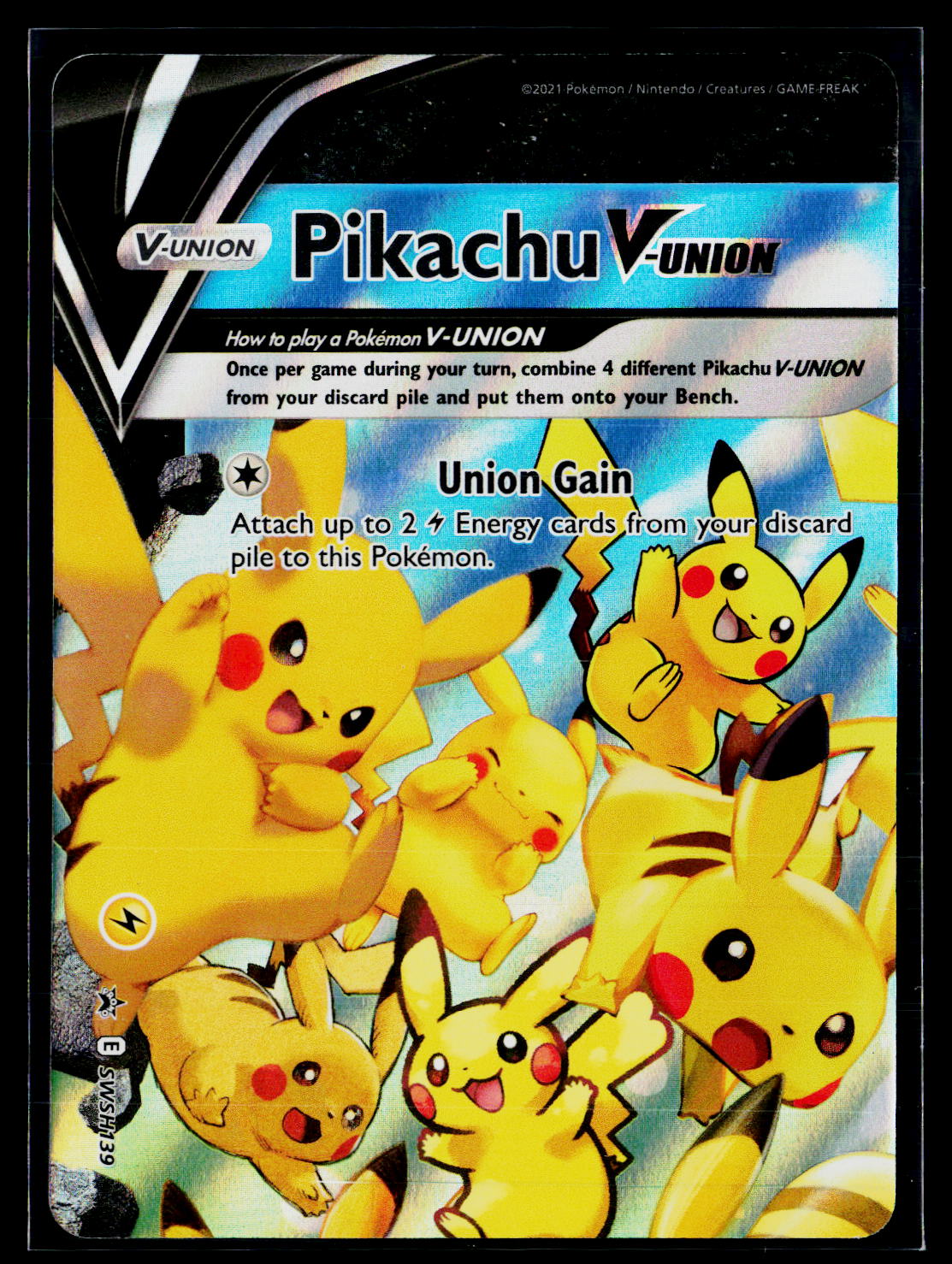 SWSH: Sword & Shield Promo Cards #SWSH139 Pikachu V-Union