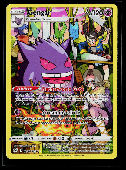 SWSH11: Lost Origin Trainer Gallery #TG06/TG30 Gengar