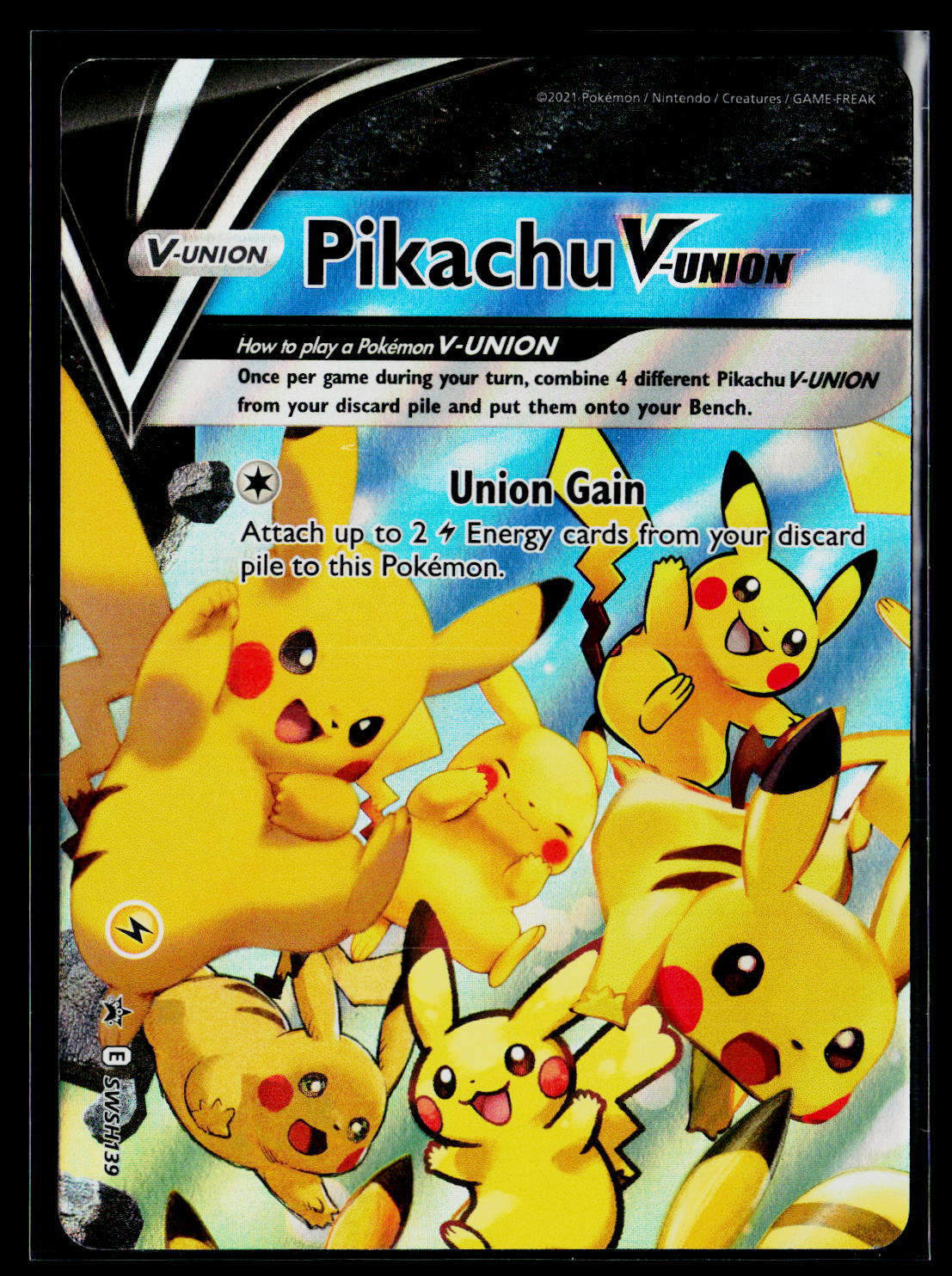 SWSH: Sword & Shield Promo Cards #SWSH139 Pikachu V-Union