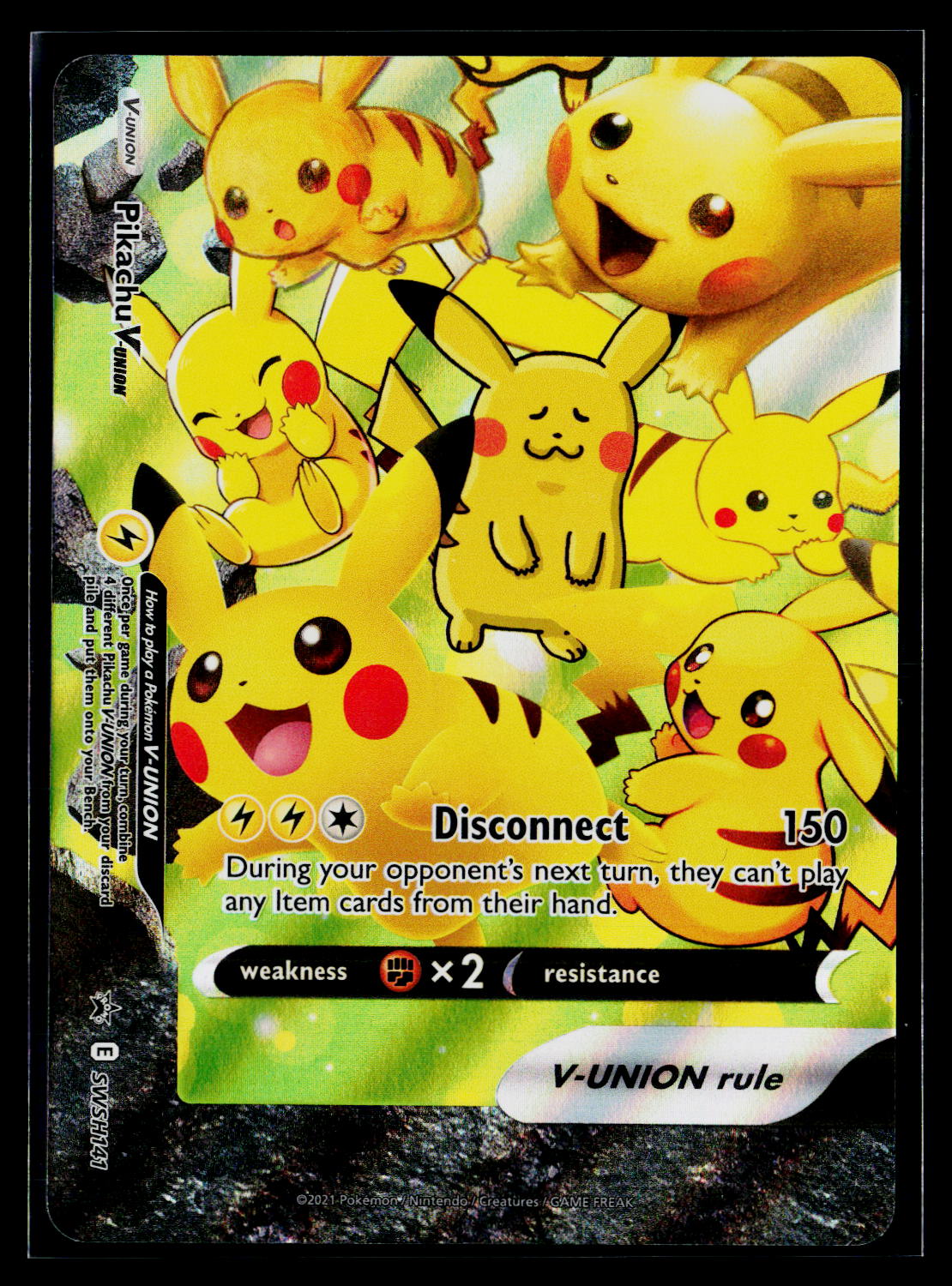 SWSH: Sword & Shield Promo Cards #SWSH141 Pikachu V-Union