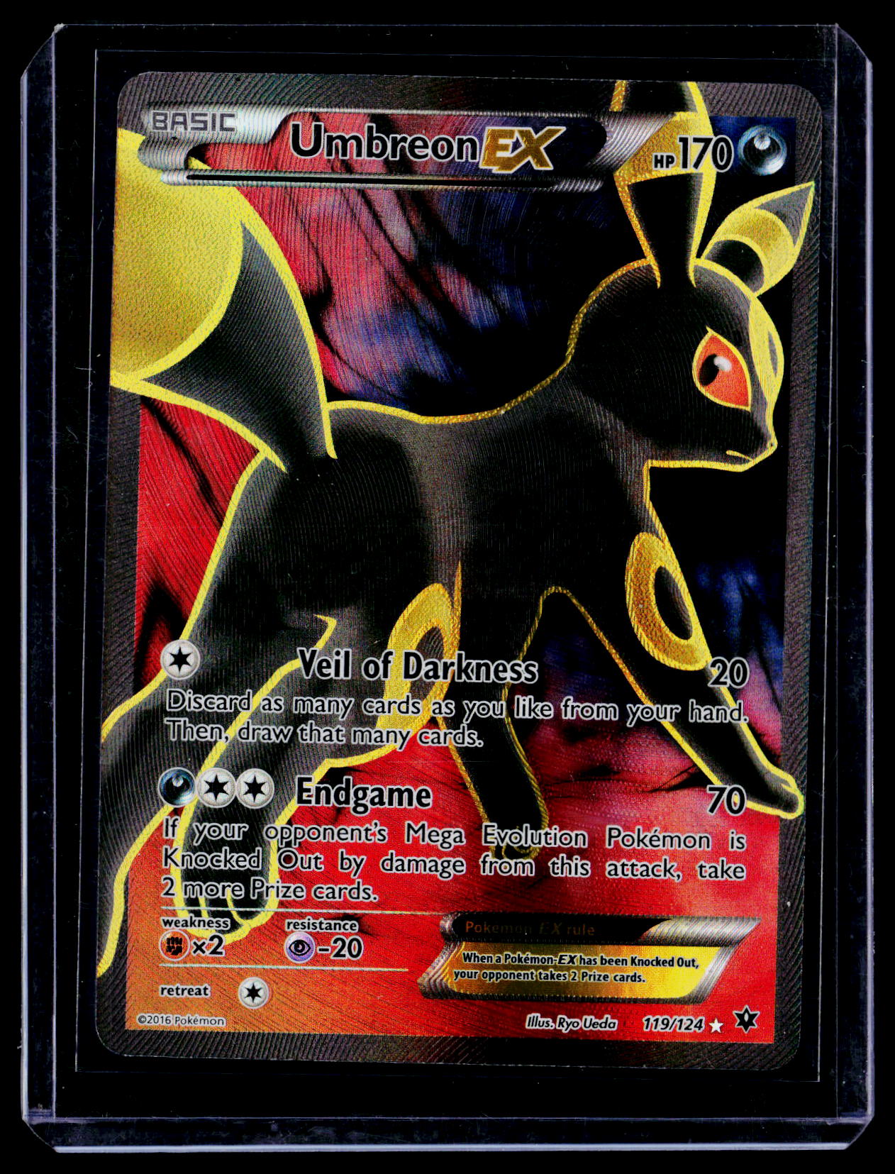 XY - Fates Collide #119/124 Umbreon EX (Full Art)