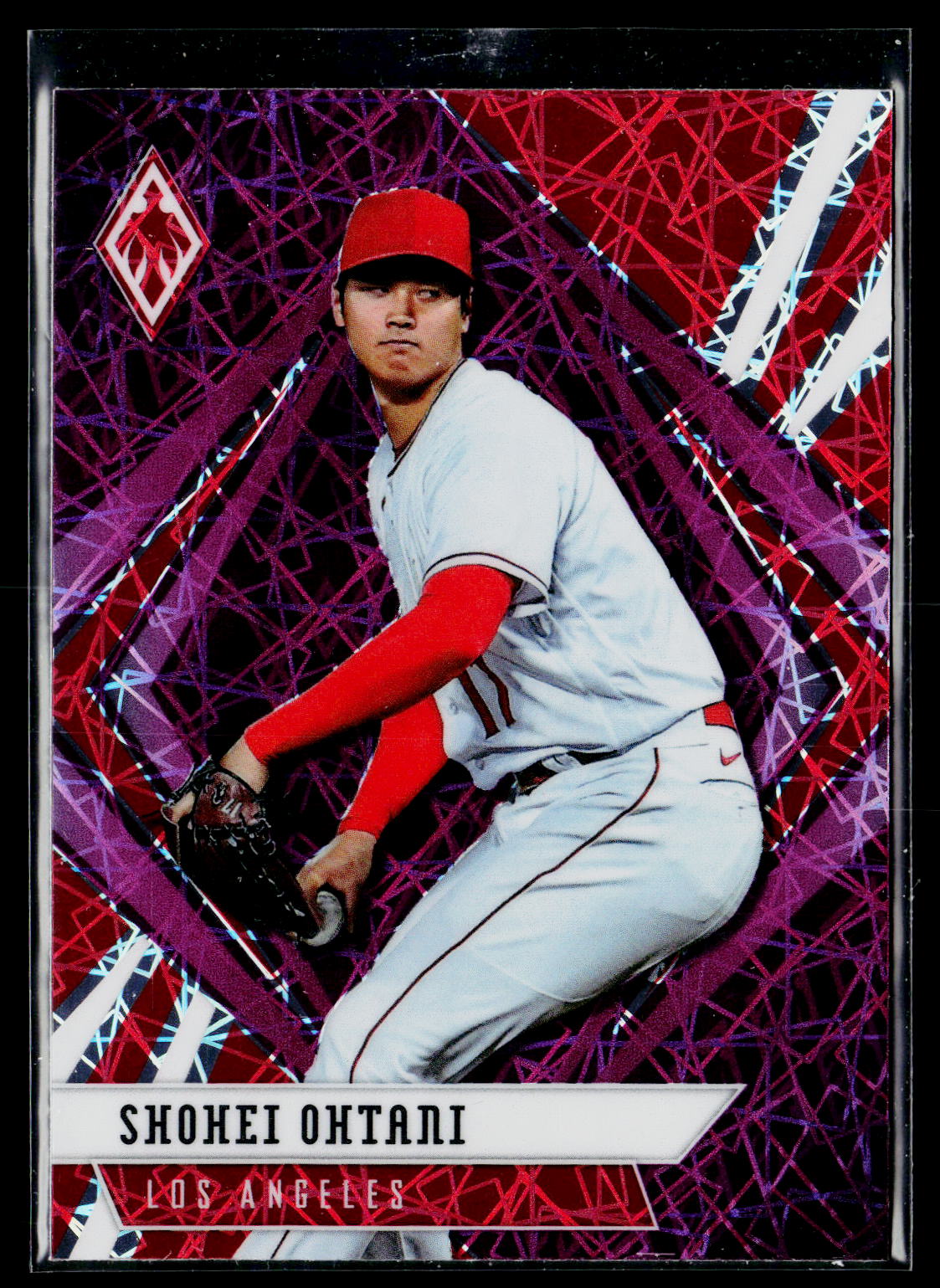 2021 Panini Chronicles #15 Shohei Ohtani Phoenix Purple Velocity