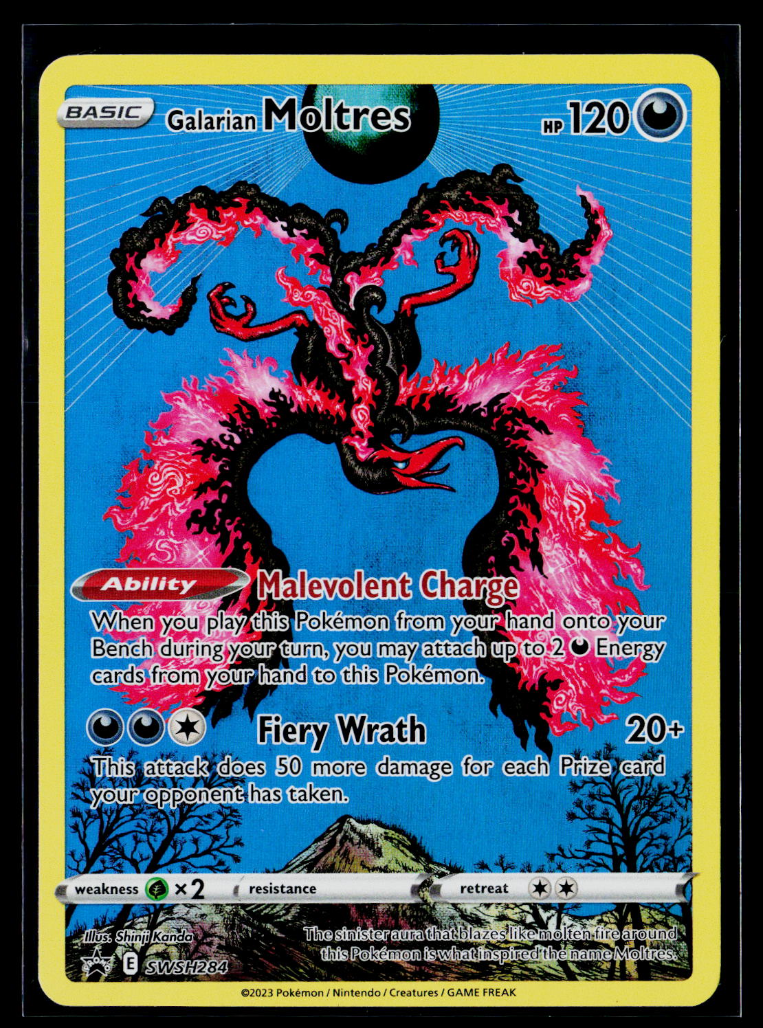 SWSH: Sword & Shield Promo Cards #SWSH284 Galarian Moltres