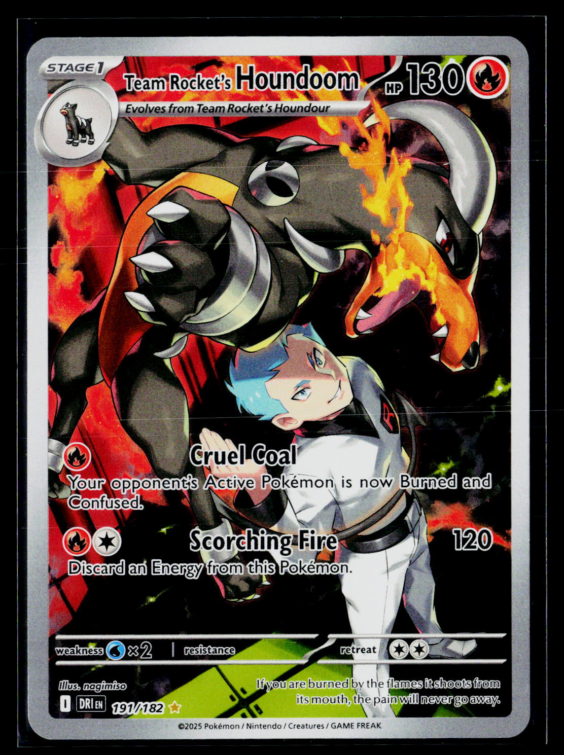 SV10: Destined Rivals #191/182 Team Rocket's Houndoom