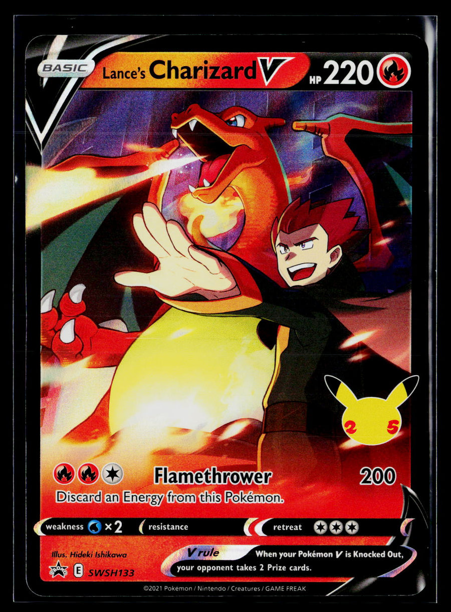 SWSH: Sword & Shield Promo Cards #SWSH133 Lance's Charizard V