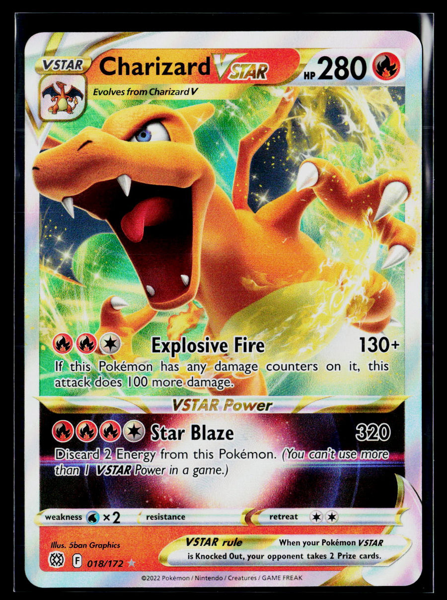 SWSH09: Brilliant Stars #018/172 Charizard VSTAR