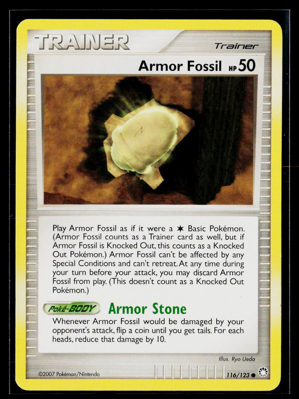 Mysterious Treasures #116/123 Armor Fossil
