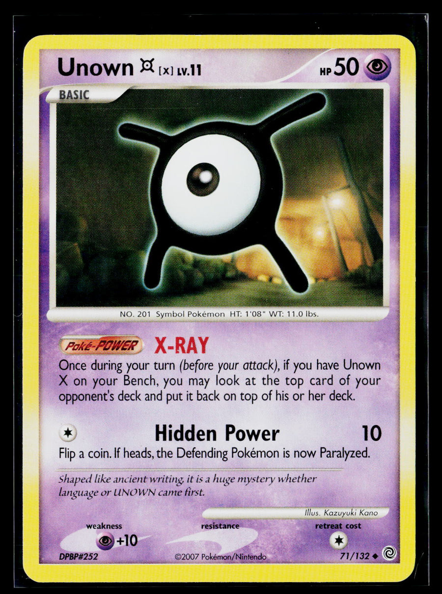 Secret Wonders #71/132 Unown [X]