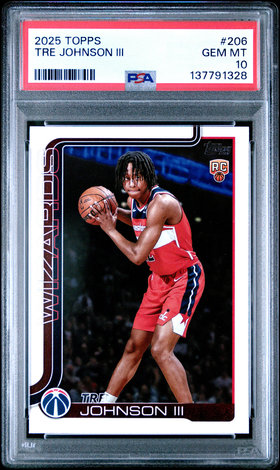 2025 Topps #206 Tre Johnson Iii PSA 10