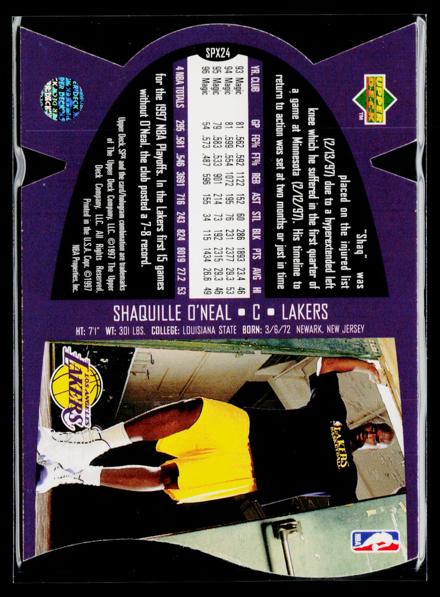 1997 SPx #SPX24 Shaquille O'Neal