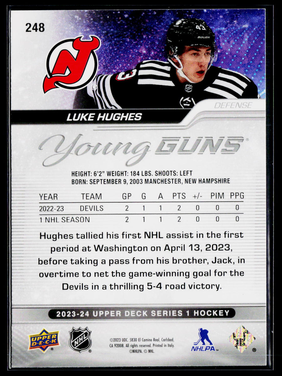 2023-24 Upper Deck #248 Luke Hughes