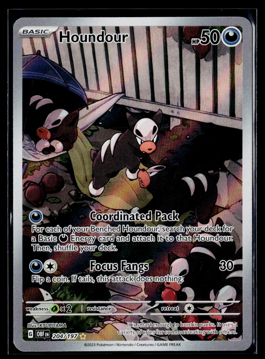 SV03: Obsidian Flames #204/197 Houndour