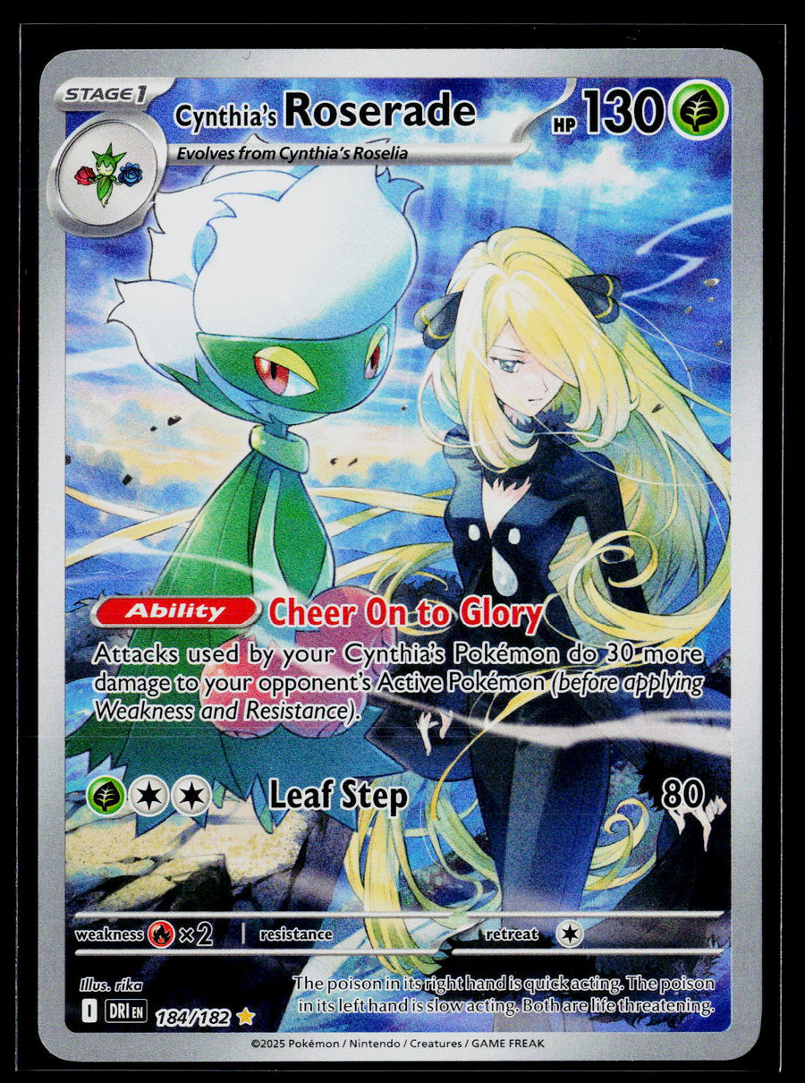 SV10: Destined Rivals #184/182 Cynthia's Roserade