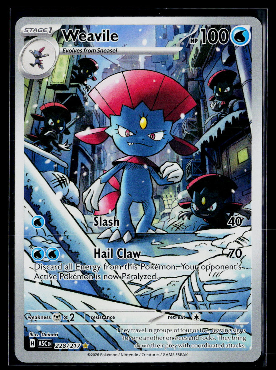ME: Ascended Heroes #228/217 Weavile