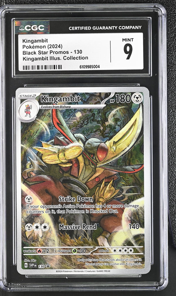 2024 Black Star Promos #130 Kingambit CGC 9