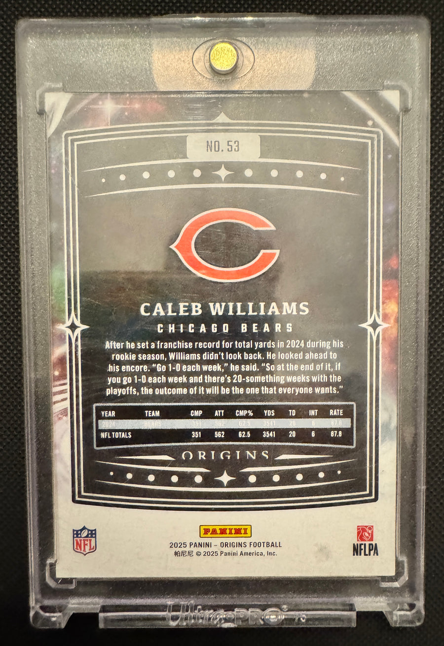 2025 Panini Origins #53 Caleb Williams Green #/5