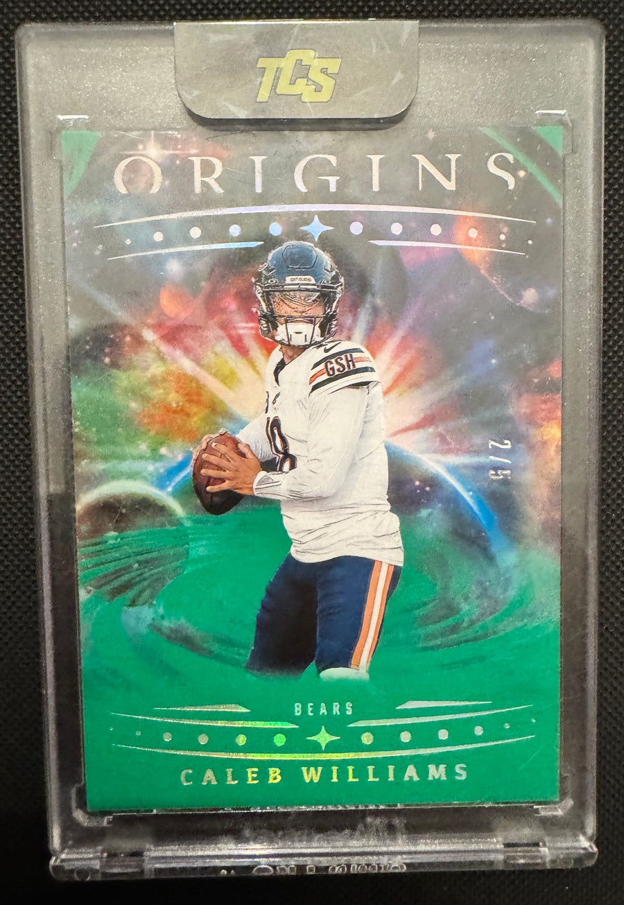2025 Panini Origins #53 Caleb Williams Green #/5