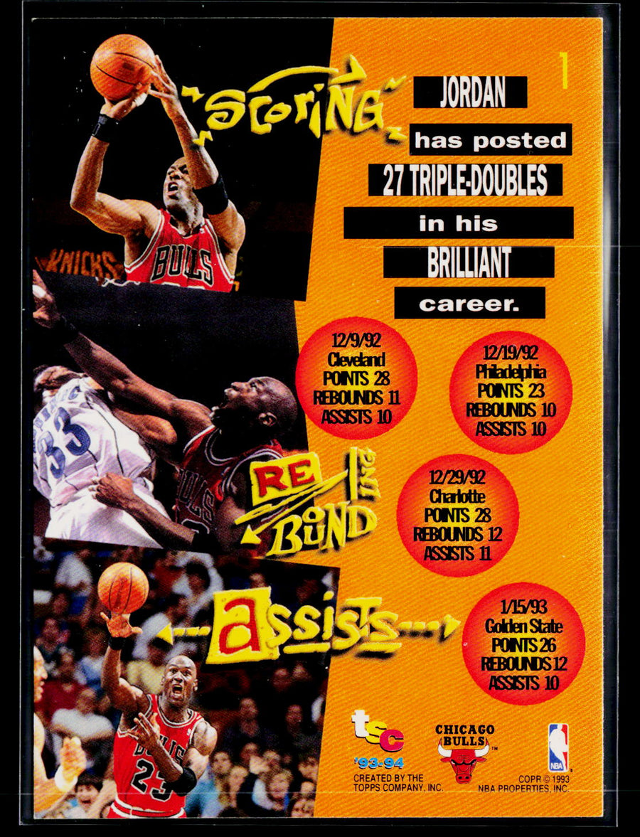 1993-94 Stadium Club 1 Michael Jordan /