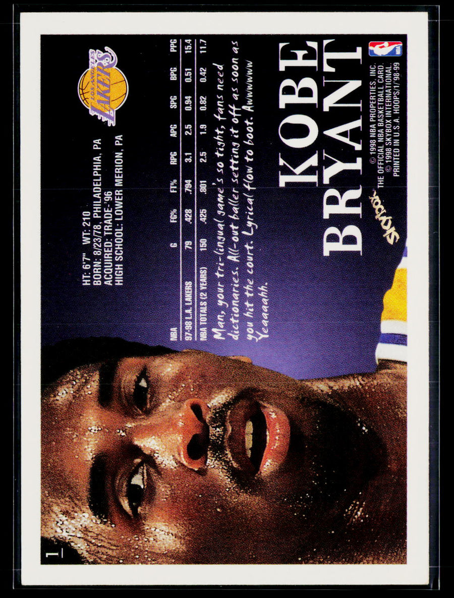 1998-99 Hoops 1 Kobe Bryant /