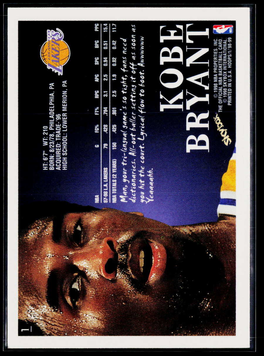 1998-99 Hoops 1 Kobe Bryant /