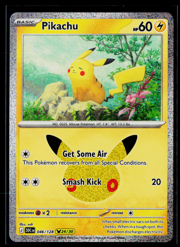 ME: 30th Celebration Classic Collection 046/128 Pikachu HOLO