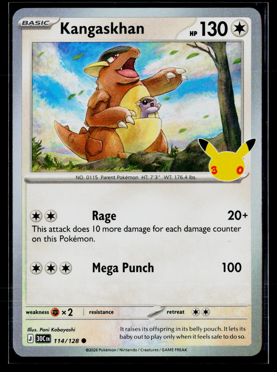 ME: 30th Celebration 114/128 Kangaskhan HOLO