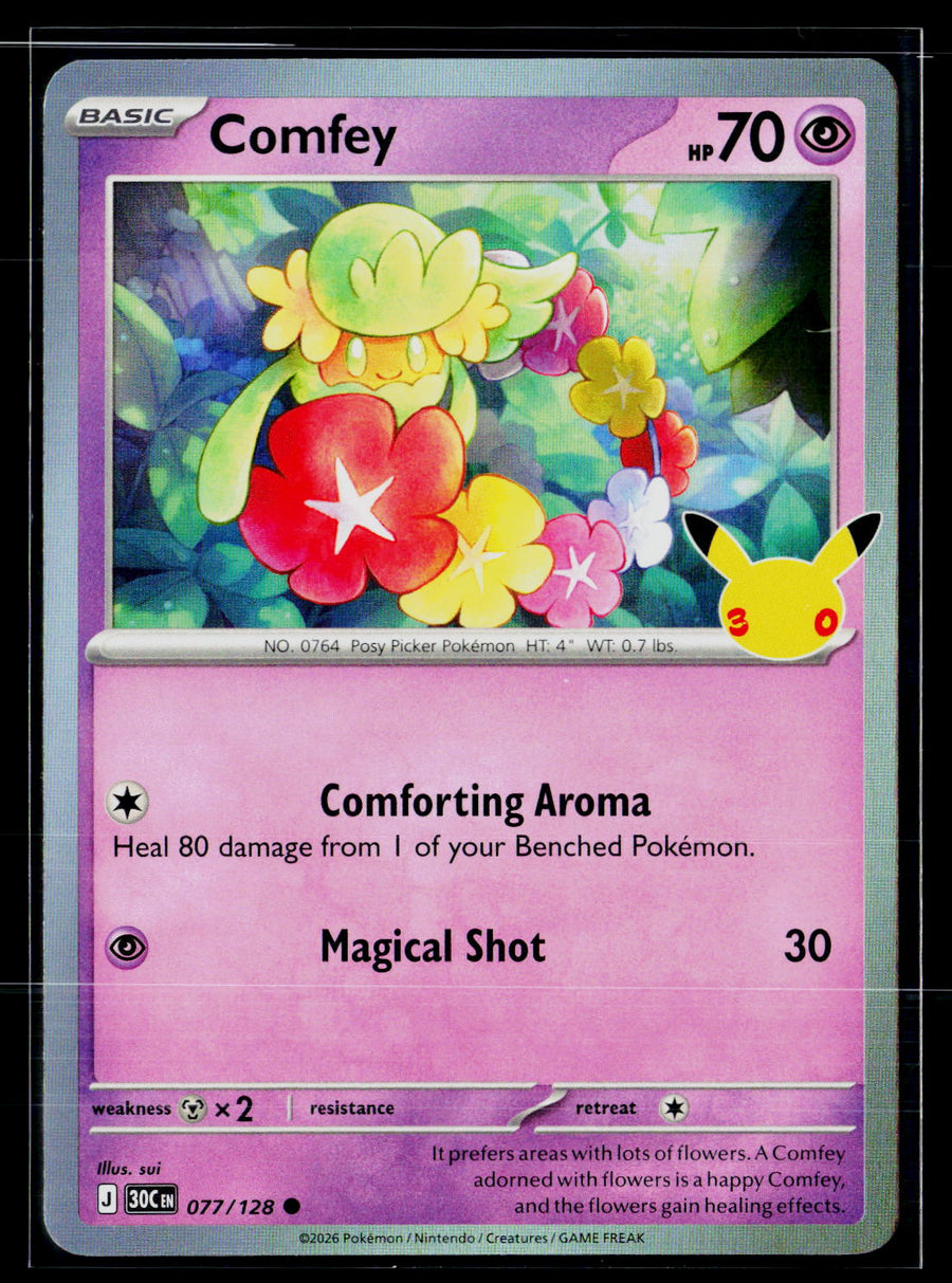 ME: 30th Celebration 077/128 Comfey HOLO