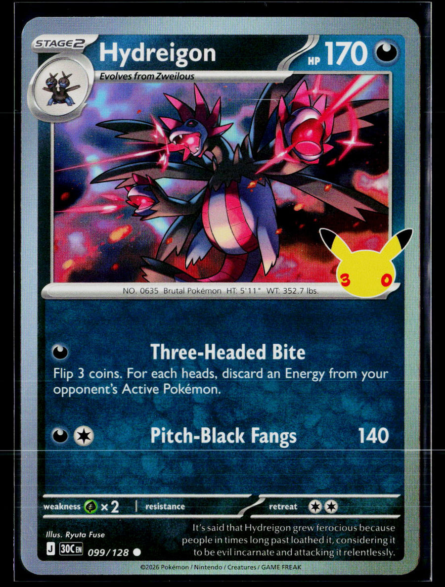 ME: 30th Celebration 099/128 Hydreigon HOLO