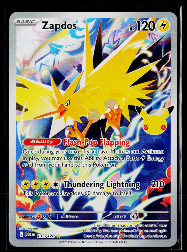 ME: 30th Celebration 133/128 Zapdos