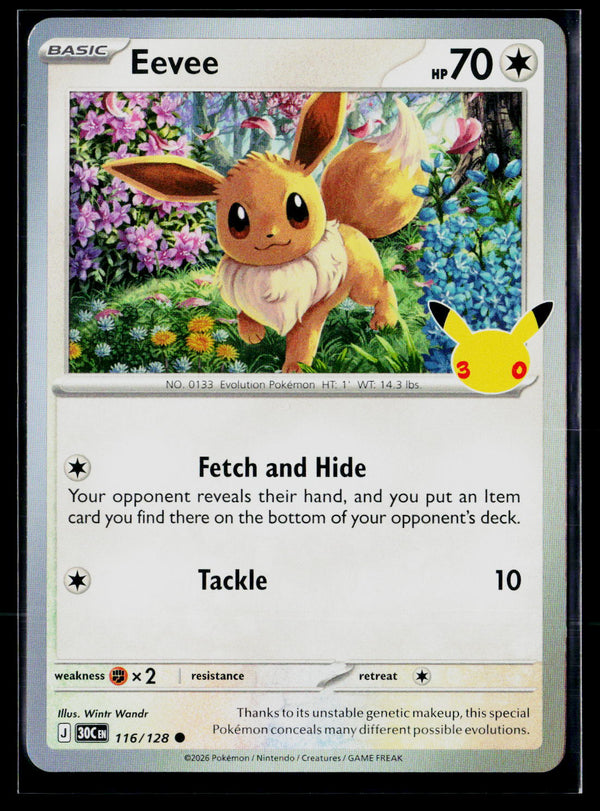 ME: 30th Celebration 116/128 Eevee